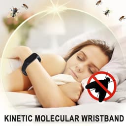 Mosquito Repellent Unisex Wristband Wearable Physical Ultrasonic Non-Chemical For Home Outdoor Sport Include 2 Batteries