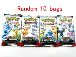 360pcs Poke Card Scarlet & Violet Prismatic Evolutions Poke Box English Booster Battle 151 Ultra Prism Booster Battle Card