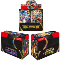 English 360 MEGA EVOLUTION PHANTASMAL FLAMES ASCENDED HEROES Booster Display Box Booster Cards Playing Cards