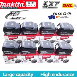 Makita Battery BL1860 Rechargeable Battery 18V 6.0Ah Lithium Ion for Makita 18v Battery 6Ah BL1850 BL1880 BL1860B LXT400
