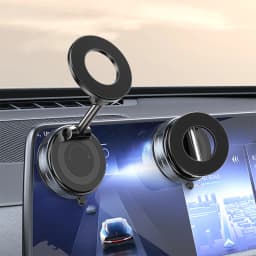 K007 Strong Magnetic Phone Holder 360° Adjustable Vacuum Car Mount Foldable Design For Car Desk Bathroom Magnetic Bracket