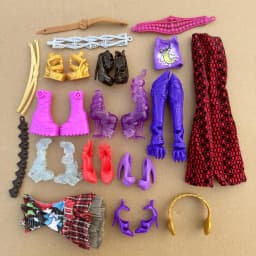 Monster Doll Accessories Shoes Belts Clothing Joints Body
