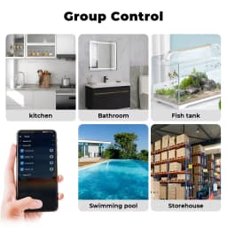 ZigBee Water Leak Sensor Flood Detector with Tuya Smart Life APP Alarm Security System Compatible with Zigbee Gateway