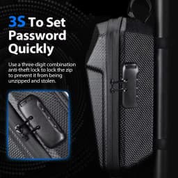 NEWBOLER 5L Electric Scooter Front Bag With Password Lock Large Capacity Electric Scooter Bag Outdoor Storage For Xiaomi Scooter