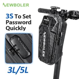 NEWBOLER 5L Electric Scooter Front Bag With Password Lock Large Capacity Electric Scooter Bag Outdoor Storage For Xiaomi Scooter