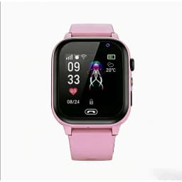 Lenovo New Upgrade 4G Kids Smart Watch GPS Tracker Video Call Sim Card SOS HD Camera Waterproof for Boys Girls with Earphone