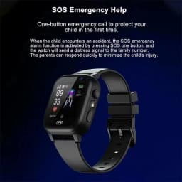 Lenovo New Upgrade 4G Kids Smart Watch GPS Tracker Video Call Sim Card SOS HD Camera Waterproof for Boys Girls with Earphone