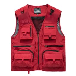 New Fashion Men Outdoor Mesh Fishing Photography Breathable Vests Coat Men Multi-pockets Waistcoats Climbing Sleeveless Jackets