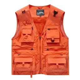 New Fashion Men Outdoor Mesh Fishing Photography Breathable Vests Coat Men Multi-pockets Waistcoats Climbing Sleeveless Jackets