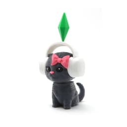 Cute Plumbob Dancing Cat Car Accessory The Sims Inspired Cat Figurine Ornament Creative Dashboard Decor For Car Interior & Desk