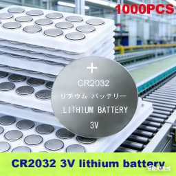 50-1000PCS Bulk CR2032 Lithium Button Cell Batteries Long Lasting for Watches Remotes & Key Fobs