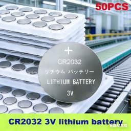 50-1000PCS Bulk CR2032 Lithium Button Cell Batteries Long Lasting for Watches Remotes & Key Fobs