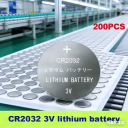 50-1000PCS Bulk CR2032 Lithium Button Cell Batteries Long Lasting for Watches Remotes & Key Fobs