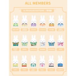 Miffy Hanfu Style Mini Action Figure Surprise Blind Box Cartoon Miffy Oriental Aesthetics Figure Collectible Ornament Decor Toy