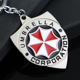 Residents Evils Key Chain Adornment Gifts Car Keychain Toy Umbrella Corporation Sublimation Blank Keyring Edc Fashion Keychains