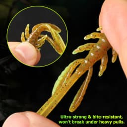 Supercontinent Allure Fishing Lures Soft Bionic Shrimp Lure, Artificial Soft Bait For Bass Trout, Outdoor Fishing Tackle