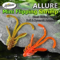 Supercontinent Allure Fishing Lures Soft Bionic Shrimp Lure, Artificial Soft Bait For Bass Trout, Outdoor Fishing Tackle