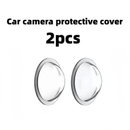 2PCS Car Camera Lens Protector HD Rear View Backup Camera Cover 360° Camera Protection Anti Scratch Waterproof Car Accessories