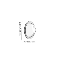 2PCS Car Camera Lens Protector HD Rear View Backup Camera Cover 360° Camera Protection Anti Scratch Waterproof Car Accessories