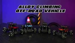 1:20 Remote Control Alloy Climbing Car 2.4G_Hz High-Performance RC Climbing Vehicle with Lights Toy Car for Kid‘s Festival Gifts