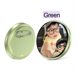 Anime E-Badge HD Screen Smart Dynamic Badge Pin Can Transfer Photos, GIFs, Animations, and Videos for Otaku Fans Gift