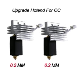 For Elegoo CC Upgrade hotend Assembled Extruder Hotend Kit for Elegoo Centauri Carbon Replaceable Nozzle 0.2/0.4/0.6/0.8 mm