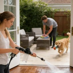 High Pressure Sprinkler Water Gun Car Washers Garden Lawn Watering Hose Nozzle Foam Lance Portable Automobiles Cleaning Tool