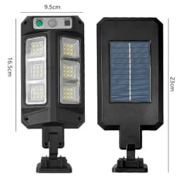 2000LM Solar Light for Outdoor Solar Lamp Sunlight Motion Sensor Light Remote Control Waterproof Street Wall Yard Lamp
