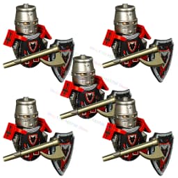 Medieval Lion Knights Armor Knights moc ST3634 Models mini Action Figures Accessories Building Blocks Puzzle Kids Toys Gifts