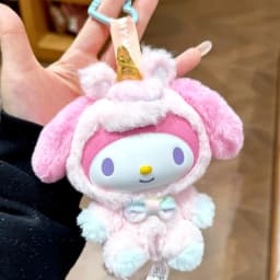 2026 New Sanrio Dream Unicorn Series Vinyl Plush Blind Box Cute Cartoon Hello Kitty Kuromi Pendants Girl Bag Ornament Toy Gifts