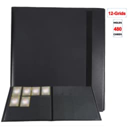 1Pc Card Binder 160/360/480 Trading Card Holder Book PP Cover Binder For Cards Durable Side Loading Card Book With Gaming Cards