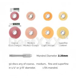 Multi-Grit Sanding Discs Set For 30Pcs Polishing Disc Kits + 1 Rod