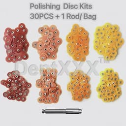 Multi-Grit Sanding Discs Set For 30Pcs Polishing Disc Kits + 1 Rod