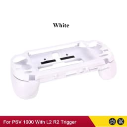Black White For PS VITA 1000 PSV1000 Game Hand Grip Handle Holder Joypad Stand Case Shell Protect with L2 R2 Trigger Button