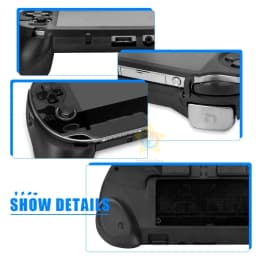 Black White For PS VITA 1000 PSV1000 Game Hand Grip Handle Holder Joypad Stand Case Shell Protect with L2 R2 Trigger Button