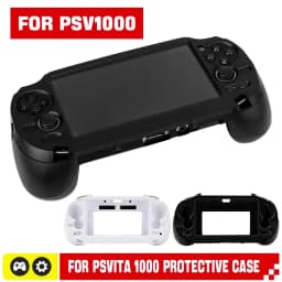 Black White For PS VITA 1000 PSV1000 Game Hand Grip Handle Holder Joypad Stand Case Shell Protect with L2 R2 Trigger Button
