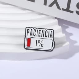 Spanish Quotes Collection Enamel Pins Comedy Ugly Girl Flork Memes Fitness Brooch Slang Low Battery Patience Badge Jewelry Gifts