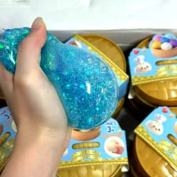 New 1-12pcs Glitter Dumpling Glitter Dumpling Squishy with Box Dumplings Sensory Squeeze Toy for Stress Relief