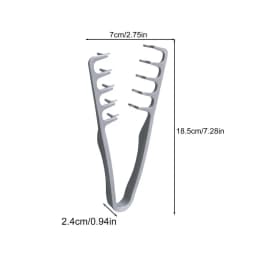 Volumizing Wide-Tooth Hair Styling Comb Curling Tools Fluffy Texture for Men Ideal for All Hair Types Hairstyling Tools