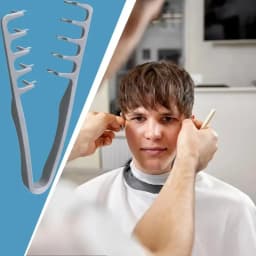 Volumizing Wide-Tooth Hair Styling Comb Curling Tools Fluffy Texture for Men Ideal for All Hair Types Hairstyling Tools