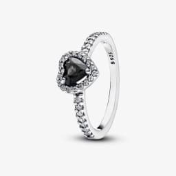 S925 Silver Plated Pave Gem Floral Pearl Cluster Heart Ring Cuban Link Clover Blue Shiny Diamond Gift for Women Fine Jewelry