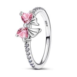 S925 Silver Plated Pave Gem Floral Pearl Cluster Heart Ring Cuban Link Clover Blue Shiny Diamond Gift for Women Fine Jewelry