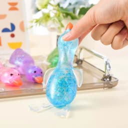 Maltose Colorful Aurora Duck Squeeze Soft Cute Animal Stress Relief Decompression Stretch DIY Decoration Gifts ﻿