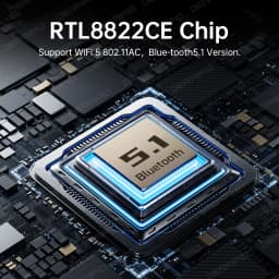AC1200 PCIe WiFi Card Bluetooth 5.1 Desktop Network Adapter 1200Mbps Dual Band 5GHz 867Mbps Wireless Card for Windows 10 11