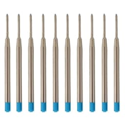 10/20/30/40pcs L:3.9 In Ballpoint Pen Refills for Parker Pens Medium Point blue Black Ink Rods for Writing Office Stationery