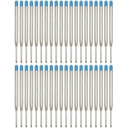 10/20/30/40pcs L:3.9 In Ballpoint Pen Refills for Parker Pens Medium Point blue Black Ink Rods for Writing Office Stationery