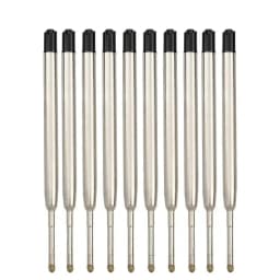 10/20/30/40pcs L:3.9 In Ballpoint Pen Refills for Parker Pens Medium Point blue Black Ink Rods for Writing Office Stationery