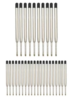 10/20/30/40pcs L:3.9 In Ballpoint Pen Refills for Parker Pens Medium Point blue Black Ink Rods for Writing Office Stationery