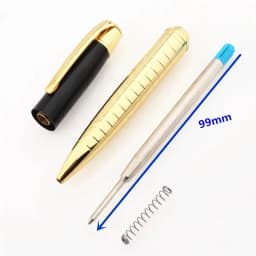10/20/30/40pcs L:3.9 In Ballpoint Pen Refills for Parker Pens Medium Point blue Black Ink Rods for Writing Office Stationery