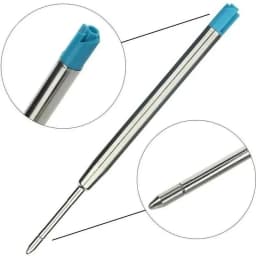 10/20/30/40pcs L:3.9 In Ballpoint Pen Refills for Parker Pens Medium Point blue Black Ink Rods for Writing Office Stationery